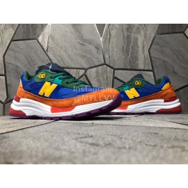 New Balance Mesh Sportshoes For Men And Women Blue Green