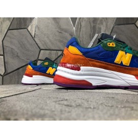 New Balance Mesh Sportshoes For Men And Women Blue Green