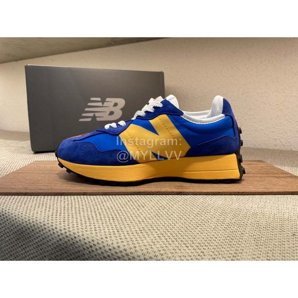 New Balance Casual Sneakers For Men And Women Ms327we Blue Yellow