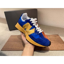 New Balance Casual Sneakers For Men And Women Ms327we Blue Yellow