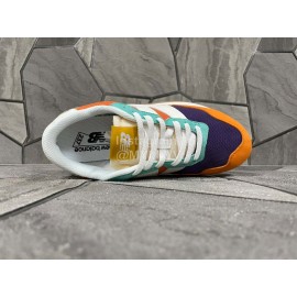 New Balance Suede Mesh Sneakers Ms237sc Orange Blue