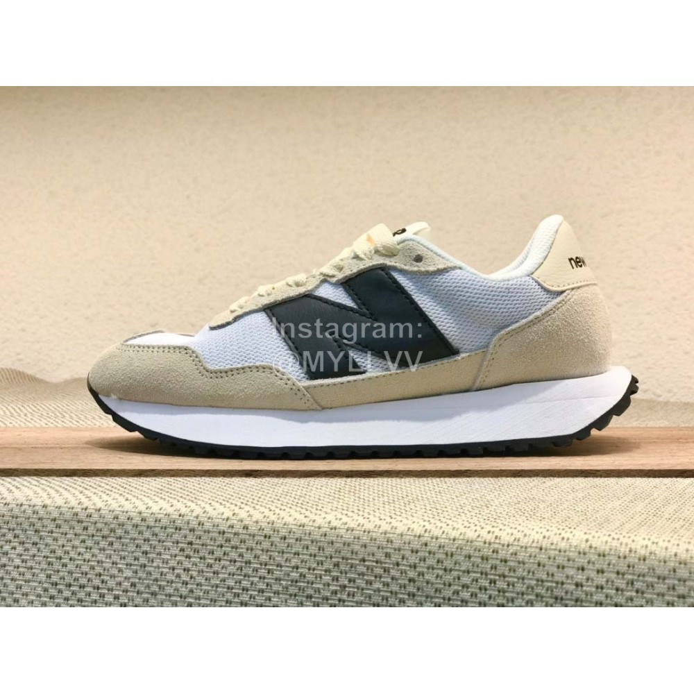 New Balance Cloth Mesh Sports Shoes For Men And Women Beige