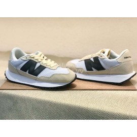 New Balance Cloth Mesh Sports Shoes For Men And Women Beige