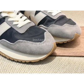 New Balance Cloth Mesh Sports Shoes For Men And Women Gray