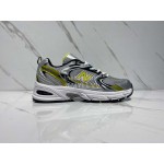 New Balance Mesh Sneakers For Men And Women Yellow