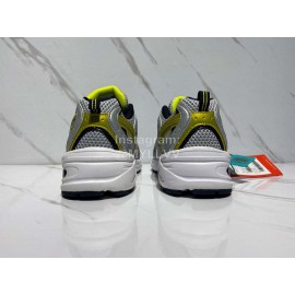 New Balance Mesh Sneakers For Men And Women Yellow