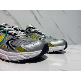 New Balance Mesh Sneakers For Men And Women Yellow