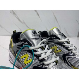 New Balance Mesh Sneakers For Men And Women Yellow