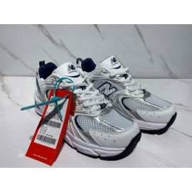New Balance Mesh Sneakers For Men And Women White