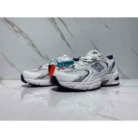 New Balance Mesh Sneakers For Men And Women White