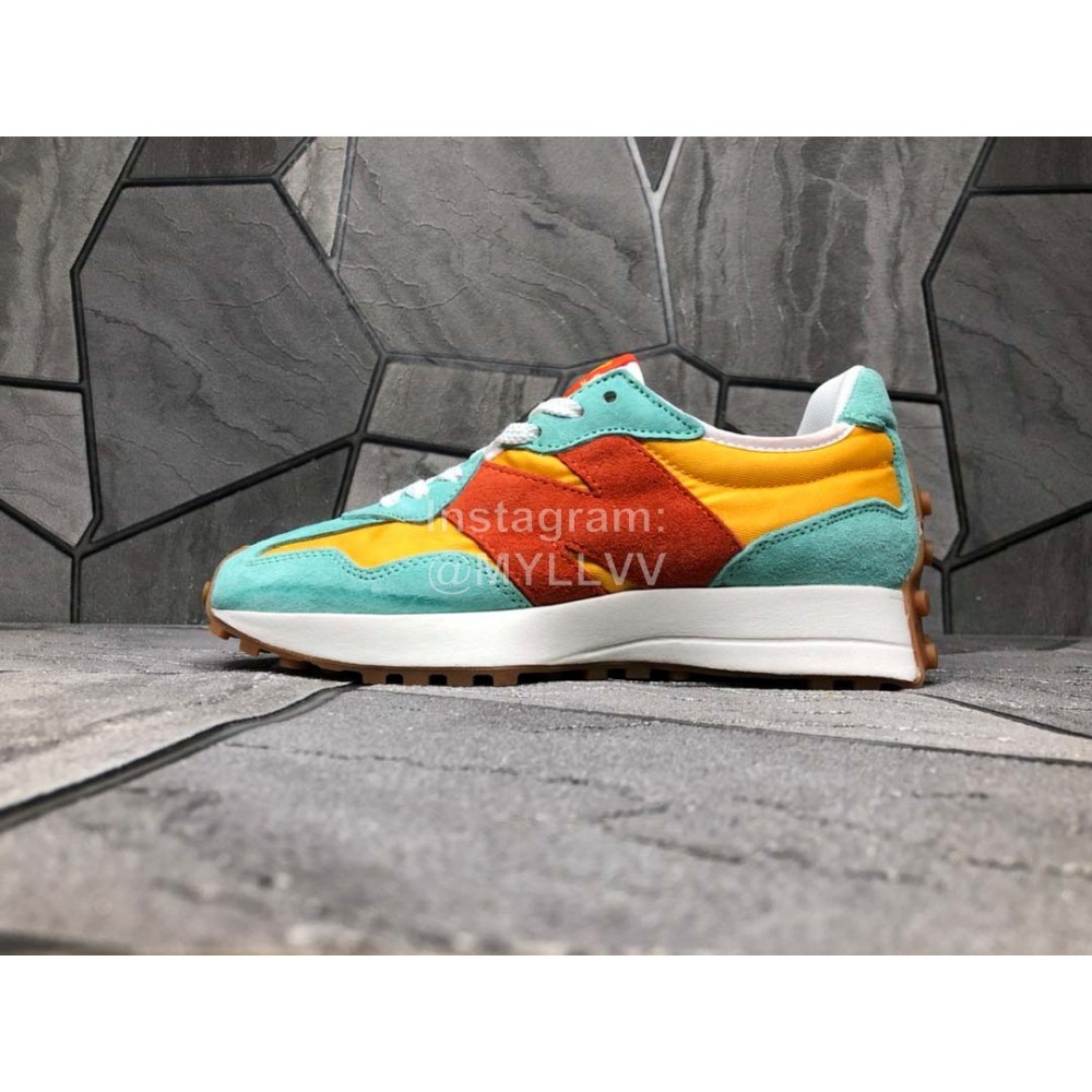 New Balance Suede Running Shoes For Men And Women Green