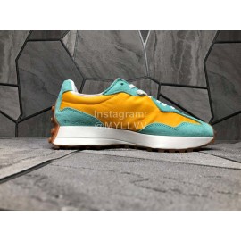 New Balance Suede Running Shoes For Men And Women Green