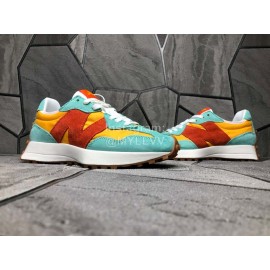 New Balance Suede Running Shoes For Men And Women Green