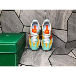 New Balance Suede Running Shoes For Men And Women Green