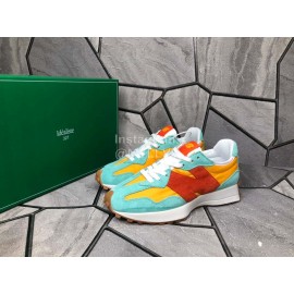 New Balance Suede Running Shoes For Men And Women Green