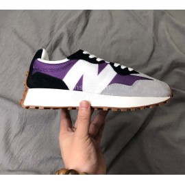 New Balance Suede Casual Sneakers Ws327ms Gray Purple