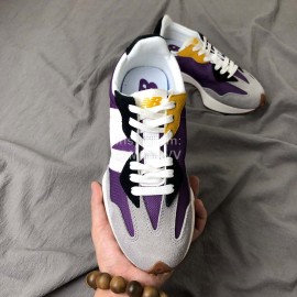 New Balance Suede Casual Sneakers Ws327ms Gray Purple
