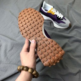 New Balance Suede Casual Sneakers Ws327ms Gray Purple