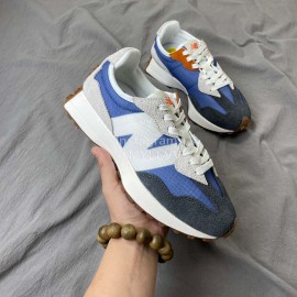 New Balance Suede Casual Sneakers Ws327ms Blue Gray