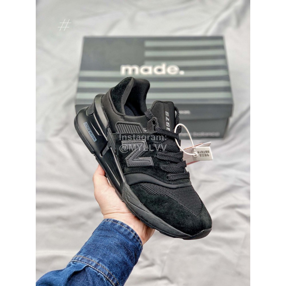 New Balance M997s Mesh Sneakers For Men And Women Black