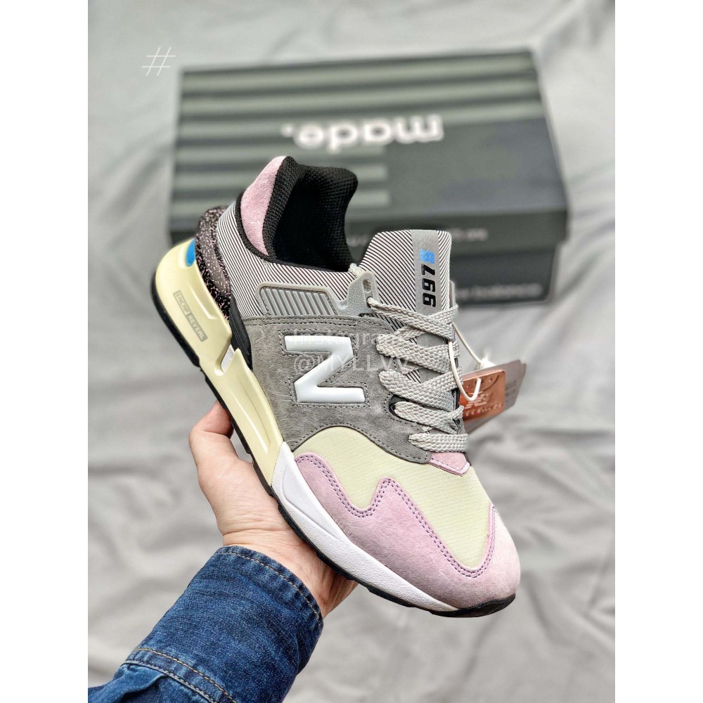 New Balance M997s Mesh Sneakers For Men And Women Pink Gray