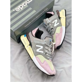 New Balance M997s Mesh Sneakers For Men And Women Pink Gray