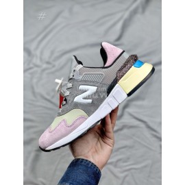 New Balance M997s Mesh Sneakers For Men And Women Pink Gray