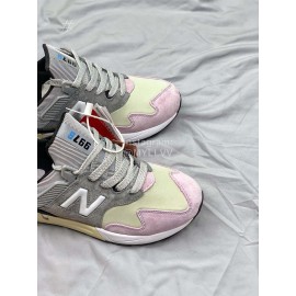 New Balance M997s Mesh Sneakers For Men And Women Pink Gray