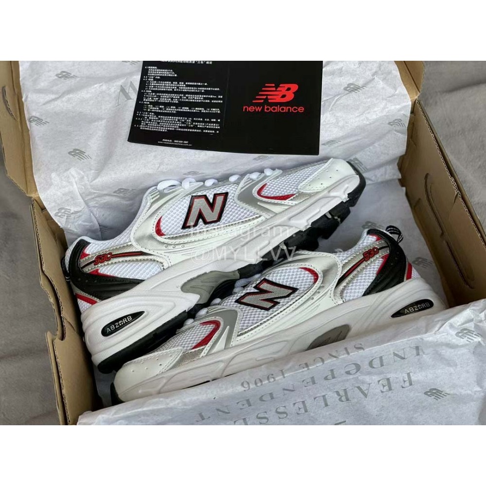New Balance Vintage Sneakers Mr530sa White Red