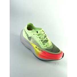 Nike Zoomx Vaporfly Next Running Shoes For Men And Women Green Pink