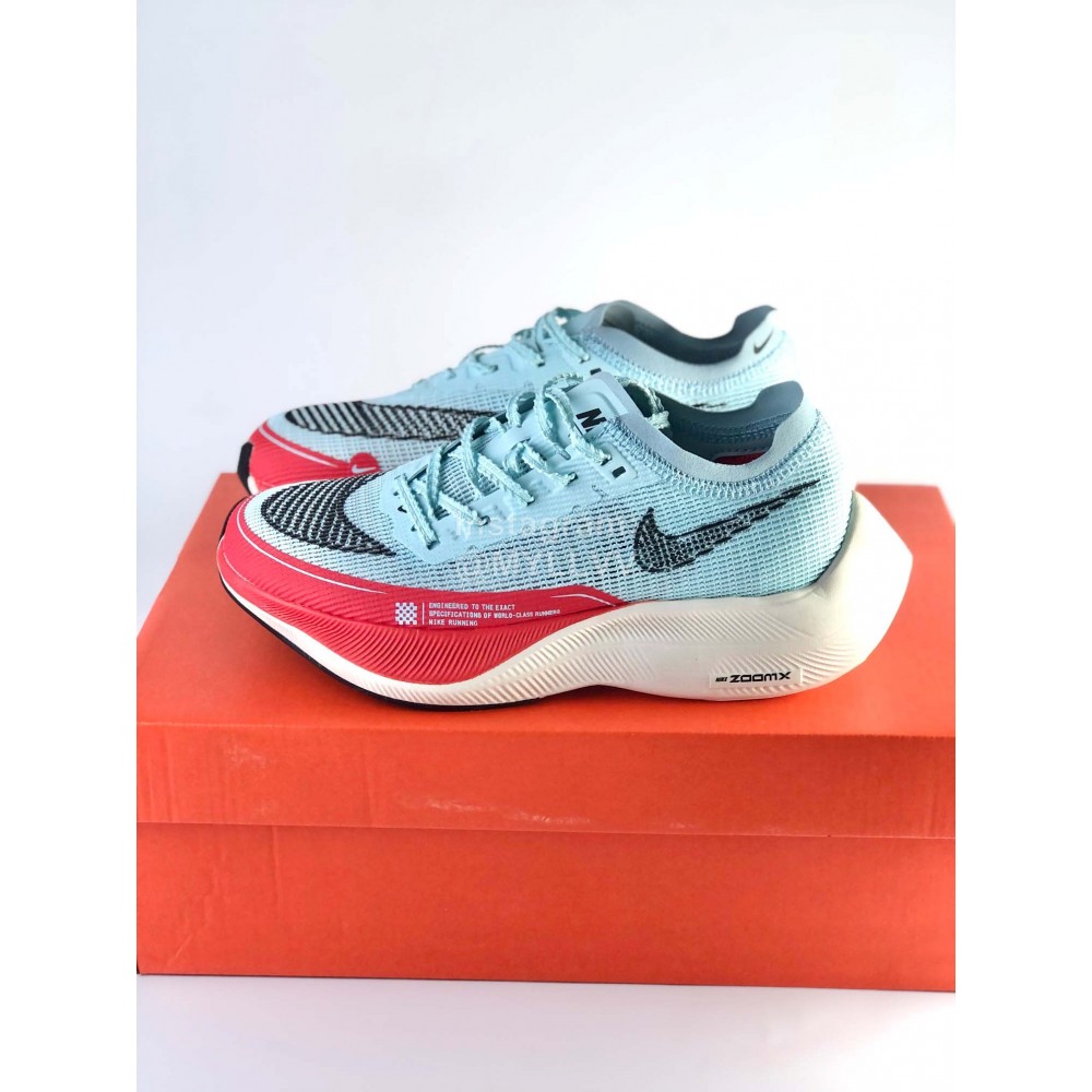 Nike Zoomx Vaporfly Next Running Shoes For Men And Women Blue Red