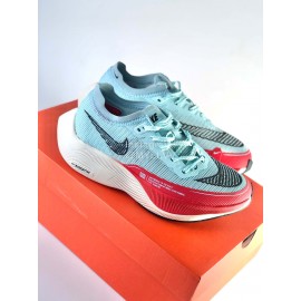 Nike Zoomx Vaporfly Next Running Shoes For Men And Women Blue Red