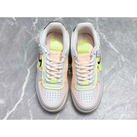 Nike Wmns Air Force 1 Shadow Sneakers For Women White Yellow