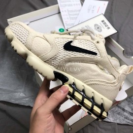 Nike Stussy Air Zoom Spiridon Cage 2 Sportshoes For Men And Women Beige