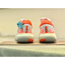 Nike Zoomx Invincible Run Flyknit Sportshoes For Men White Orange