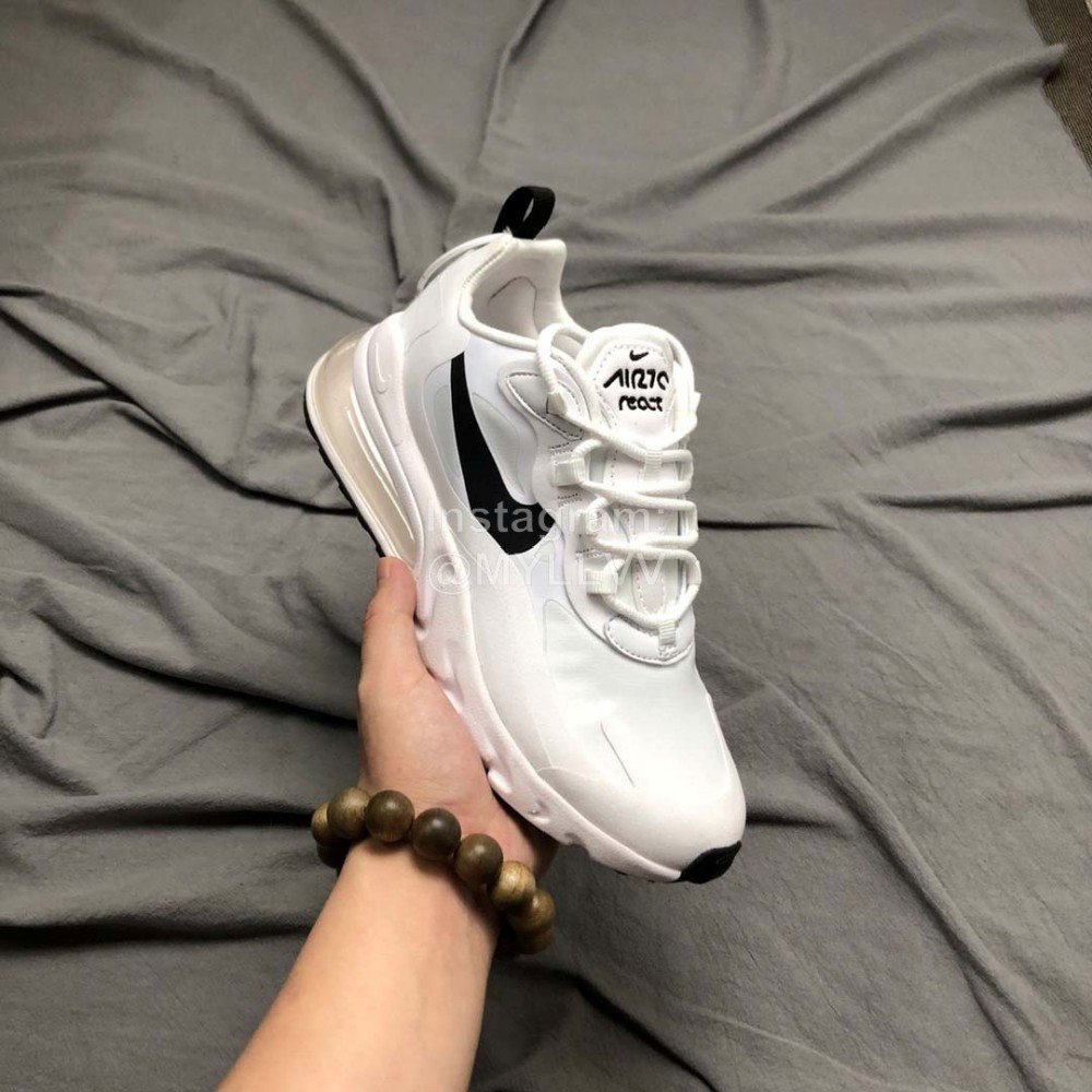 Nike Air Max 270 React Hyper Jade Sportshoes For Men And Women White