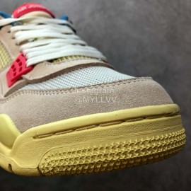 Union La Nike Air Jordan 4 Retro Spoff Noir Basketball Shoes Khaki