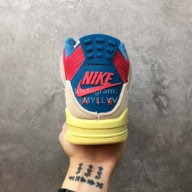 Union La Nike Air Jordan 4 Retro Spoff Noir Basketball Shoes Khaki