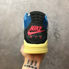 Union La Nike Air Jordan 4 Retro Spoff Noir Basketball Shoes Black