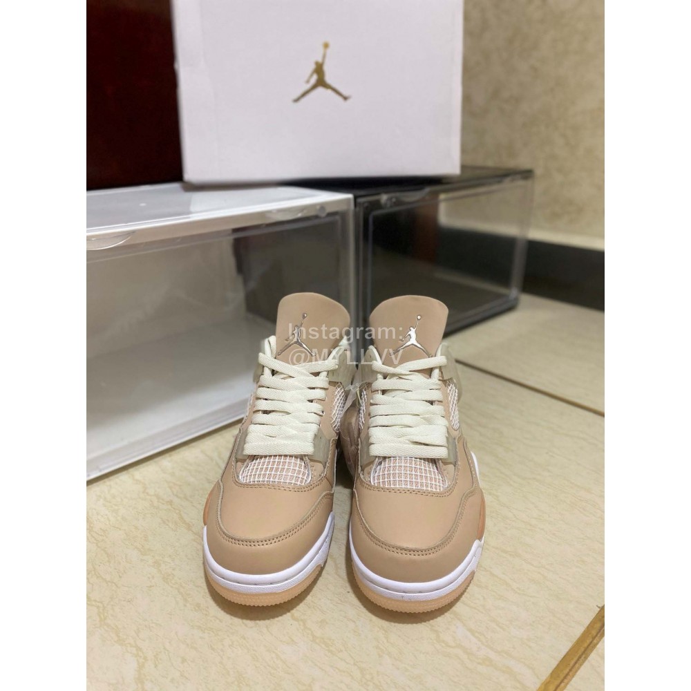 Nike Union Nk Air Jordan 4 Sneakers For Men And Women Brown
