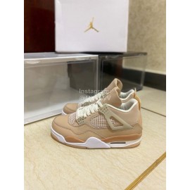 Nike Union Nk Air Jordan 4 Sneakers For Men And Women Brown