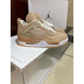 Nike Union Nk Air Jordan 4 Sneakers For Men And Women Brown