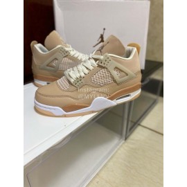 Nike Union Nk Air Jordan 4 Sneakers For Men And Women Brown