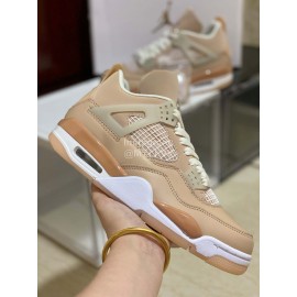 Nike Union Nk Air Jordan 4 Sneakers For Men And Women Brown