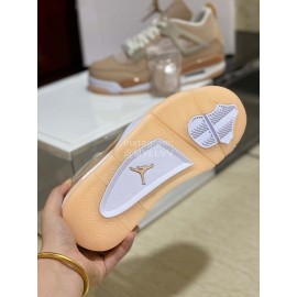 Nike Union Nk Air Jordan 4 Sneakers For Men And Women Brown