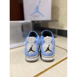 Nike Union Nk Air Jordan 4 Sneakers For Men And Women Blue