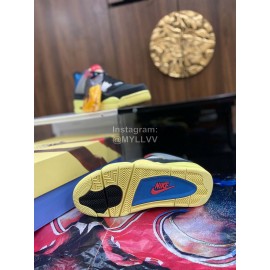 Nike Union Nk Air Jordan 4 Sneakers For Men And Women Black