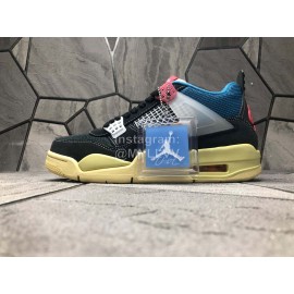 Nike Union La Air Jordan 4 Retro Off Noir Sneakers For Men And Women