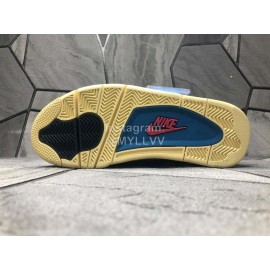 Nike Union La Air Jordan 4 Retro Off Noir Sneakers For Men And Women