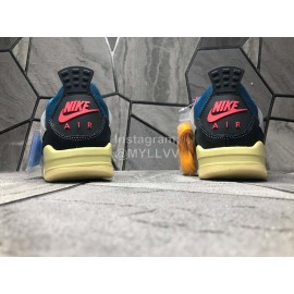 Nike Union La Air Jordan 4 Retro Off Noir Sneakers For Men And Women